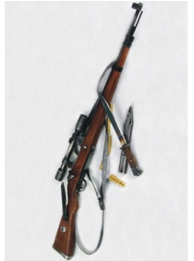 Снайперская винтовка Kar98 со штык-ножом
