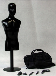 манекен (black) и сумка с оружием